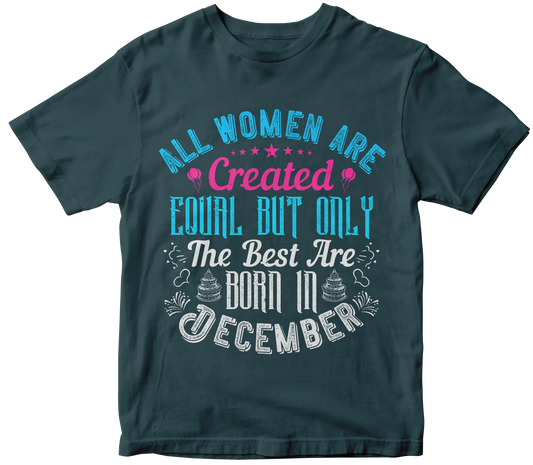 Only the best are born in December tee Mr Perfecto Brand 