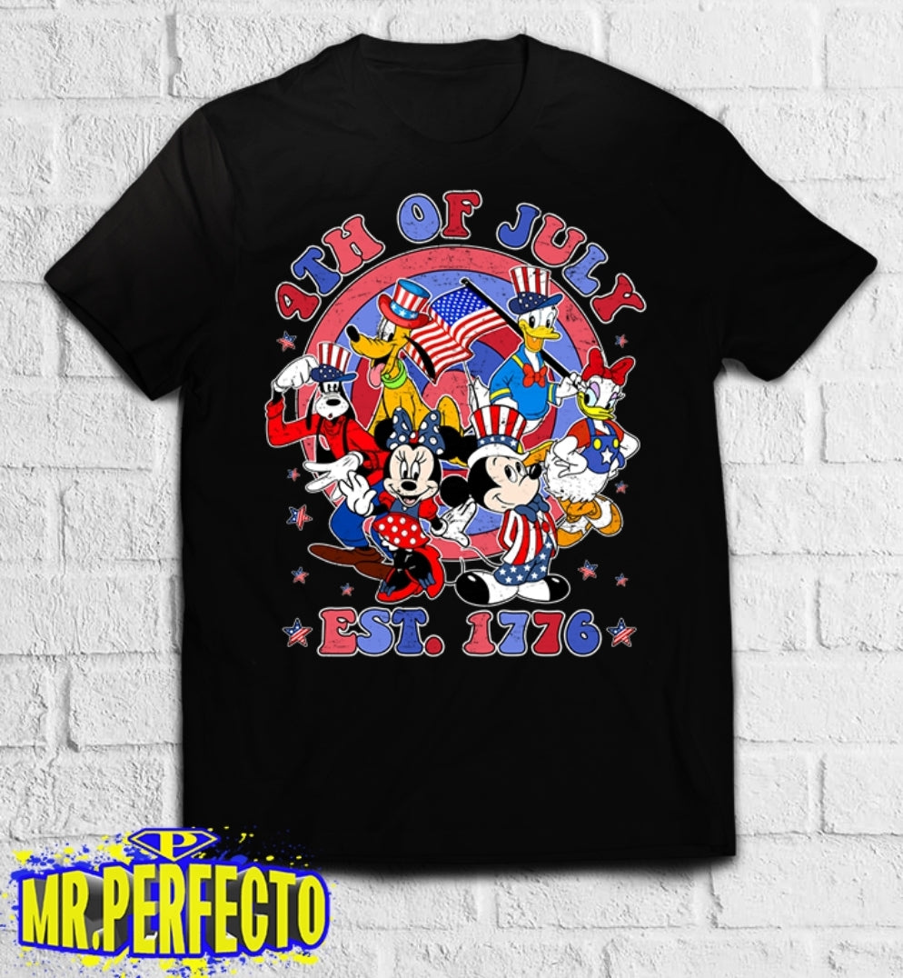 Disney 4th of July Tee