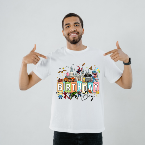 Birthday Boy Tee Design