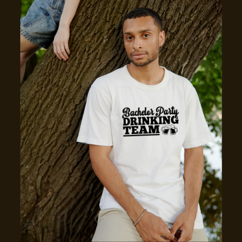 Bachelor Party Drinking Team Tee Design