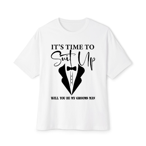 It's time to Suit Up Tee Design