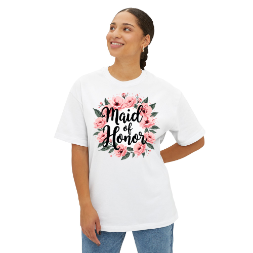 Maid of Honor Tee Design